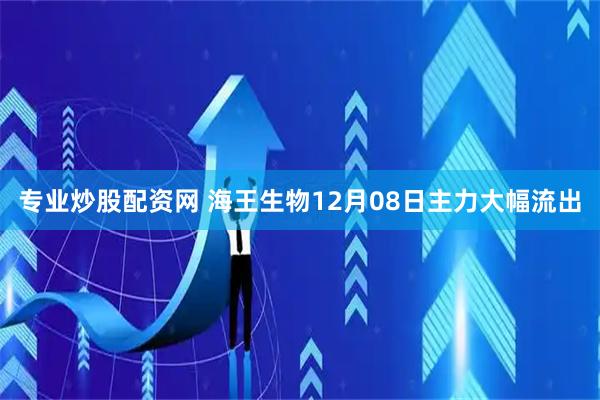 专业炒股配资网 海王生物12月08日主力大幅流出
