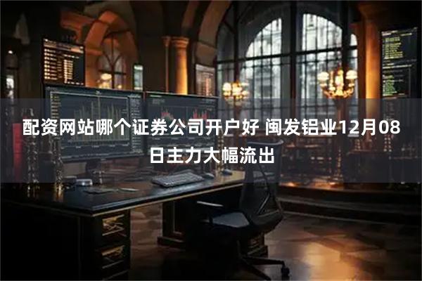 配资网站哪个证券公司开户好 闽发铝业12月08日主力大幅流出