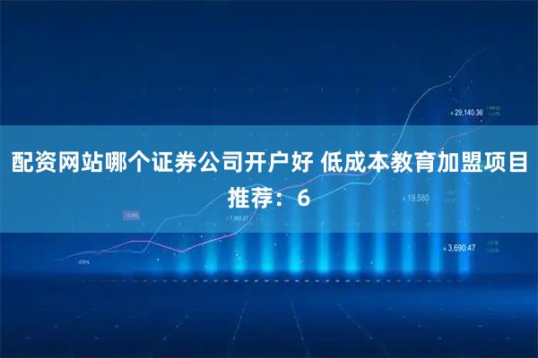 配资网站哪个证券公司开户好 低成本教育加盟项目推荐:6